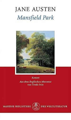 Austen, Jane. Mansfield Park. Manesse Verlag, 1968.