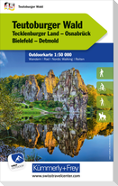 Teutoburger Wald Tecklenburger Land, Osnabrück, Bielegeld, Detmold Nr. 45 Outdoorkarte Deutschland 1:50 000