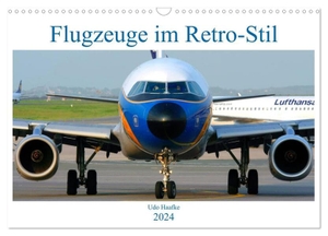 Haafke, Udo. Flugzeuge im Retro-Stil (Wandkalender 2024 DIN A3 quer), CALVENDO Monatskalender - Zivilflugzeuge im historischen und traditionellen Gewand. Calvendo, 2023.
