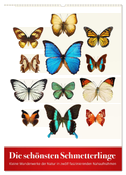 Die schönsten Schmetterlinge (Wandkalender 2025 DIN A2 hoch), CALVENDO Monatskalender