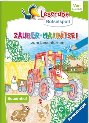 Ronto, Melinda. Leserabe Rätselspaß - Zauber-Malrätsel zum Lesenlernen: Bauernhof (Vor-Lesestufe). Ravensburger Verlag, 2025.