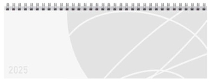 Korsch, Verlag (Hrsg.). Tischkalender quer Professional Colourlux 2025 weiß - 1 Woche 2 Seiten; Bürokalender; Tischquerkalender im Format: 29,8 x 10,5 cm. Korsch Verlag GmbH, 2024.