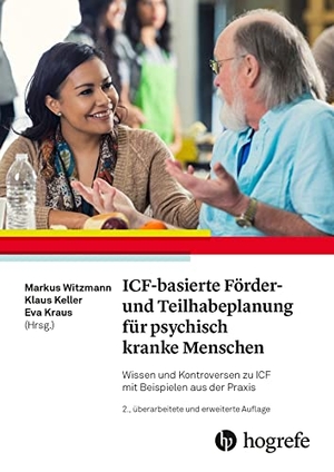 Witzmann, Markus / Eva Kraus et al (Hrsg.). ICF-basierte Förder- und Teilhabeplanung für psychisch kranke Menschen - Wissen und Kontroversen zu ICF mit Beispielen aus der Praxis. Hogrefe AG, 2023.