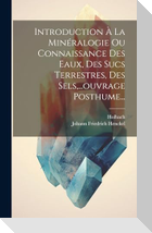 Introduction À La Minéralogie Ou Connaissance Des Eaux, Des Sucs Terrestres, Des Sels,...ouvrage Posthume...