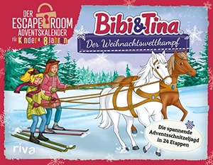 Bibi & Tina - Der Weihnachtswettkampf - Die spannende Adventsschnitzeljagd in 24 Etappen. Der Escape-Room-Adventskalender für Kinder ab 8 Jahren. Das perfekte Geschenk für Rätselfans. riva Verlag, 2022.