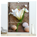 Lilien-Eleganz (hochwertiger Premium Wandkalender 2024 DIN A2 hoch), Kunstdruck in Hochglanz