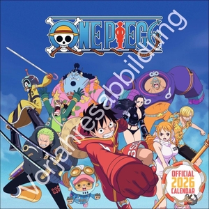 One Piece Broschurkalender 2027 - Mit diesem Anime-Kalender können Fans die Abenteuer der Strohhutbande hautnah miterleben. Schöne Geschenkidee für Manga-Freunde. 30,5 x 30,5 cm. Danilo, 2026.