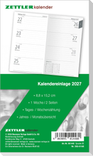 Kalenderersatzeinlage TP 1W/2S 2027