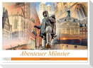 Abenteuer Münster - Echt jovel! (Wandkalender 2025 DIN A2 quer), CALVENDO Monatskalender