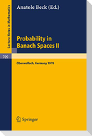 Probability in Banach Spaces II