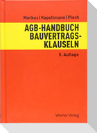 AGB-Handbuch Bauvertragsklauseln