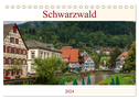 Schwarzwald (Tischkalender 2024 DIN A5 quer), CALVENDO Monatskalender