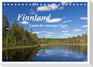 Finnland - Land der tausend Seen (Tischkalender 2024 DIN A5 quer), CALVENDO Monatskalender