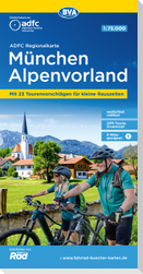 ADFC-Regionalkarte München Alpenvorland, 1:75.000, mit Tagestourenvorschlägen, reiß- und wetterfest, E-Bike-geeignet, GPS-Tracks Download