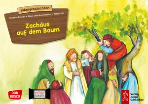 Brandt, Susanne / Klaus-Uwe Nommensen. Zachäus auf dem Baum. Kamishibai Bildkartenset - Entdecken. Erzählen. Begreifen.. Don Bosco Medien GmbH, 2018.