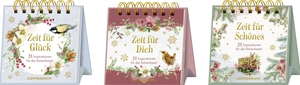 Mini-Tisch-Adventskalender - Zeit für Glück - Zeit für Schönes / Zeit für Dich / Zeit für Glück. Coppenrath, 2026.