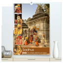 Sadhus - Die heiligen Männer von Nepal (hochwertiger Premium Wandkalender 2024 DIN A2 hoch), Kunstdruck in Hochglanz