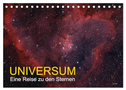 Universum - Eine Reise zu den Sternen (Tischkalender 2025 DIN A5 quer), CALVENDO Monatskalender