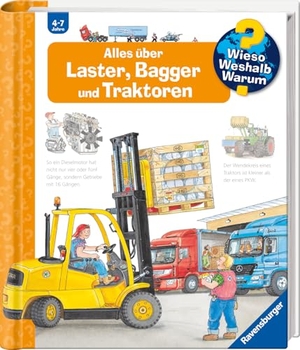 Erne, Andrea. Wieso? Weshalb? Warum?, Band 38: Alles über Laster, Bagger und Traktoren. Ravensburger Verlag, 2006.