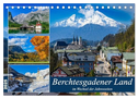 Berchtesgadener Land im Wechsel der Jahreszeiten (Tischkalender 2025 DIN A5 quer), CALVENDO Monatskalender