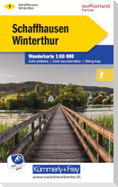 KuF Schweiz Wanderkarte 01 Schaffhausen - Winterthur 1 : 60 000