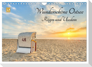 Wunderschöne Ostsee Rügen und Usedom (Wandkalender 2025 DIN A4 quer), CALVENDO Monatskalender