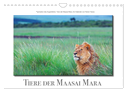 Tiere der Maasai Mara (Wandkalender 2024 DIN A4 quer), CALVENDO Monatskalender