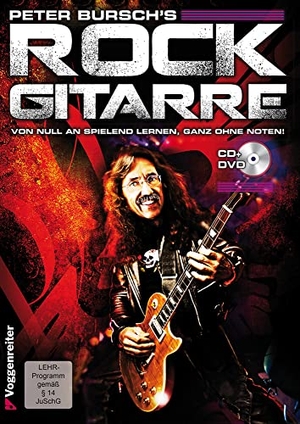 Bursch, Peter. Rock Gitarre. Inkl. CD - Von Null an spielend lernen, ganz ohne Noten. Voggenreiter Verlag, 1998.