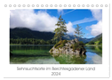 Sehnsuchtsorte im Berchtesgadener Land (Tischkalender 2024 DIN A5 quer), CALVENDO Monatskalender