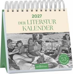 Postkartenkalender Der Literaturkalender 2027. Ars Edition GmbH, 2026.