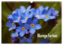Blumige Farben (Wandkalender 2025 DIN A3 quer), CALVENDO Monatskalender