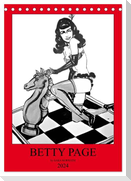 Betty Page - Quickies by SARA HORWATH (Tischkalender 2024 DIN A5 hoch), CALVENDO Monatskalender