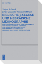 Biblische Exegese und hebräische Lexikographie