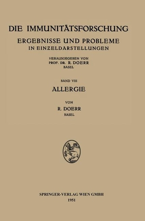 Doerr, Robert. Allergie. Springer Berlin Heidelberg, 1951.