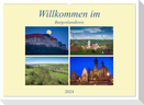 Willkommen im Burgenlandkreis (Wandkalender 2024 DIN A2 quer), CALVENDO Monatskalender