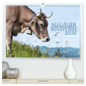 Allgäuer Rindvieh 2025 (hochwertiger Premium Wandkalender 2025 DIN A2 quer), Kunstdruck in Hochglanz