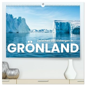 Monkey, Happy. Zwischen den Eisbergen in Grönland (hochwertiger Premium Wandkalender 2024 DIN A2 quer), Kunstdruck in Hochglanz - Eisbären, Eisberge und Eiszapfen.. Calvendo, 2023.