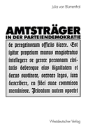 Amtsträger in der Parteiendemokratie
