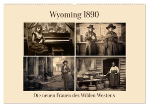 Ola Feix, Eva. Wyoming 1890 (Wandkalender 2024 DIN A2 quer), CALVENDO Monatskalender - Die neuen Frauen des Wilden Westens. Calvendo, 2023.
