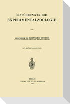 Einführung in die Experimentalzoologie