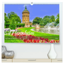 Mannheim - Die Stadt im Quadrat (hochwertiger Premium Wandkalender 2024 DIN A2 quer), Kunstdruck in Hochglanz
