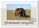 Pferdeland Mongolei (Wandkalender 2025 DIN A4 quer), CALVENDO Monatskalender