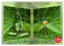 Buddha und Yin Yang (Wandkalender 2025 DIN A2 quer), CALVENDO Monatskalender