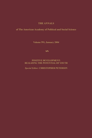 Peterson, Christopher. Positive Development - Realizing the Potential of Youth. Sage Publications, Inc., 2004.