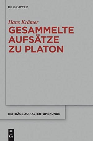 Krämer, Hans. Gesammelte Aufsätze zu Platon. De Gruyter, 2014.