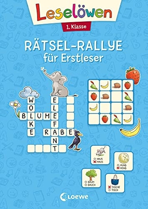 Wittenburg, Christiane. Leselöwen Rätsel-Rallye für Erstleser - 1. Klasse (Hellblau) - Rätsel-Spaß zum Lesen- und Schreibenlernen für Kinder ab 6 Jahren. Loewe Verlag GmbH, 2022.