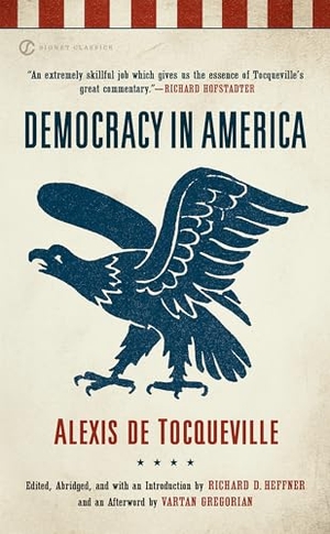 Tocqueville, Alexis De. Democracy in America. Penguin Publishing Group, 2010.