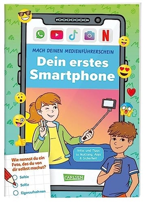 Feibel, Thomas. Mach deinen Medienführerschein: Dein erstes Smartphone - Infos und Tipps zu Nutzung, Apps und Sicherheit | Smartphone Ratgeber für Kinder ab 8 | Schult die Medienkompetenz. Carlsen Verlag GmbH, 2023.