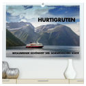 Hurtigruten - Bezaubernde Schönheit der norwegischen Küste (hochwertiger Premium Wandkalender 2024 DIN A2 quer), Kunstdruck in Hochglanz