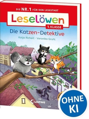 Richert, Katja. Leselöwen 1. Klasse - Die Katzen-Detektive - Auf ins Leseabenteuer! - Die Nr. 1 für den Lesestart als praktische Broschurausgabe für unterwegs - Erstlesebuch mit Silbenfärbung für Kinder ab 6 Jahren. Loewe Verlag GmbH, 2026.